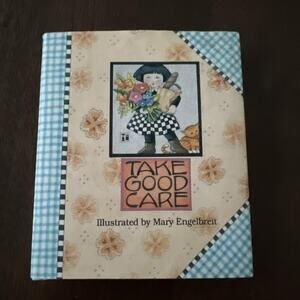 Take Good Care Mary Engelbreit 1993 Hardcover Mini Book 3.5x4” Stocking Stuffer